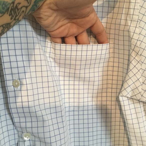 Van Heusen Checker Regular Fit Button Down (A) - Picture 2 of 5